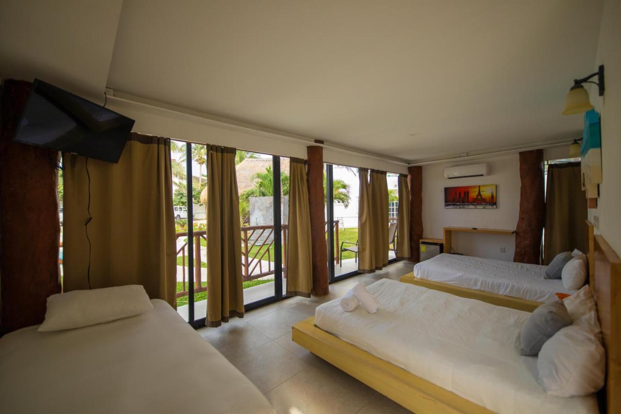 Hotel & Beach Club Ojo De Agua Пуерто Морелос Екстериор снимка